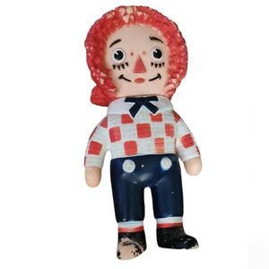Vintage raggedy andy plastic feel, some wear Squeaky